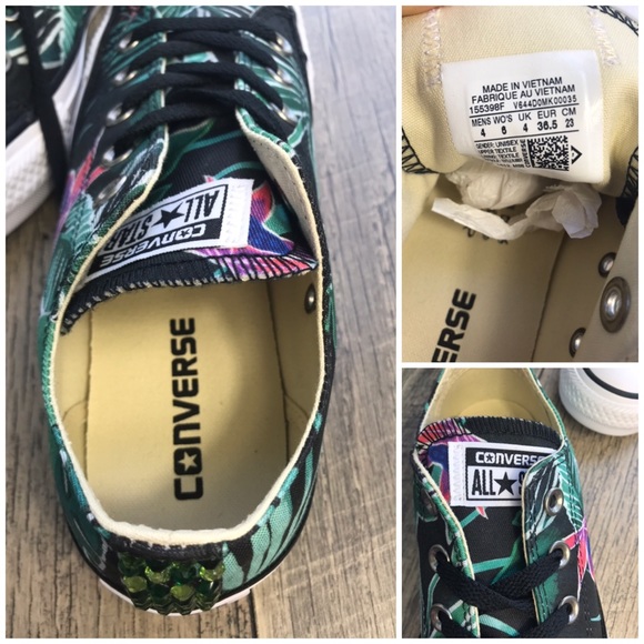 Converse &Crystal Ctas OX Menta/Black W AUTHENTIC - Picture 8 of 8